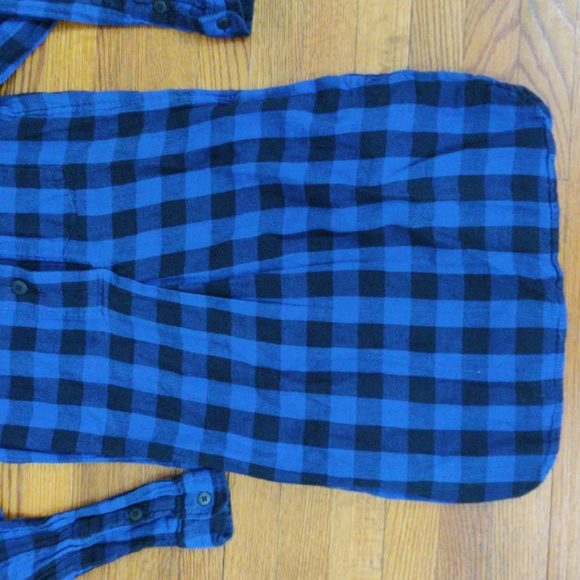 Madewell Jane Plaid Flannel Shirt Dress XS - Picture 5 of 11